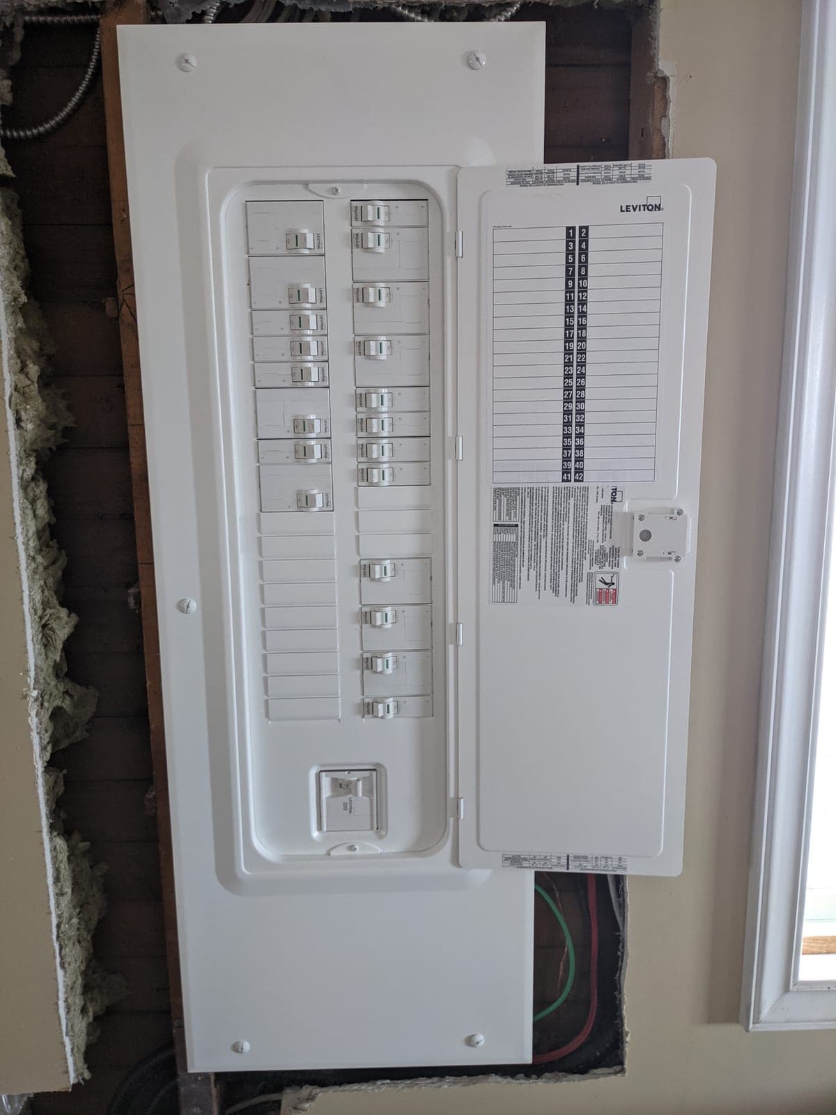 Legacy Electrical panel work in a London home